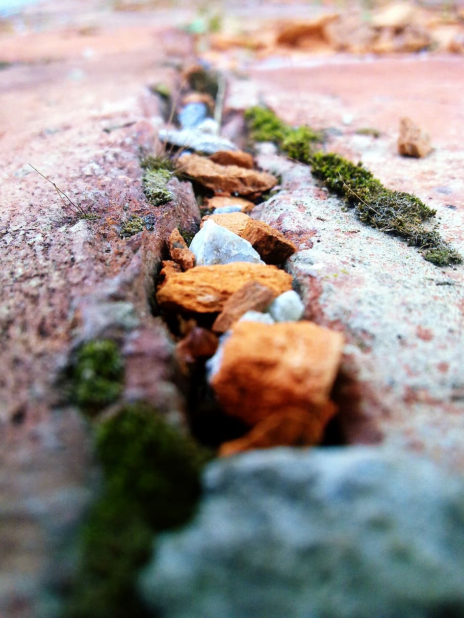 Brick, Wall, Stone, Mosaic, Bricks, brick wall, pebble, pebbles HD wallpaper