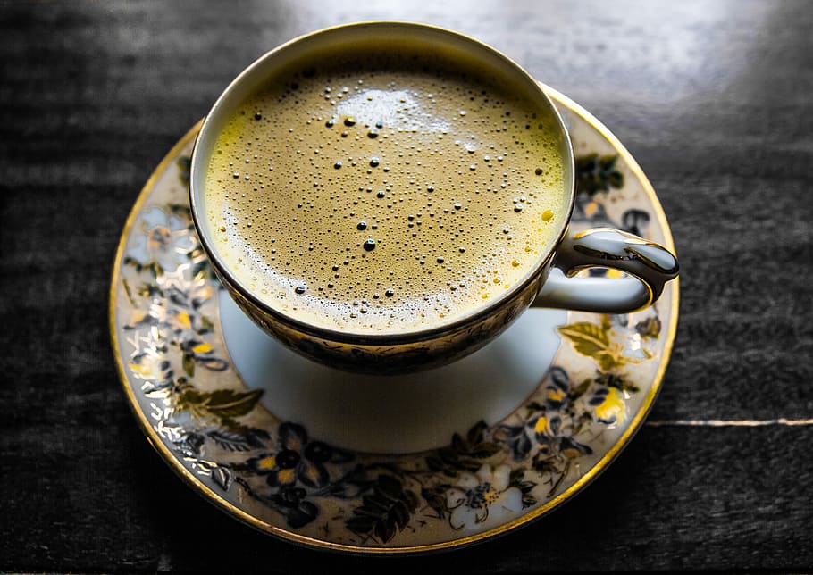 A cup of coffee, close up, drink, traditional, heat - Temperature