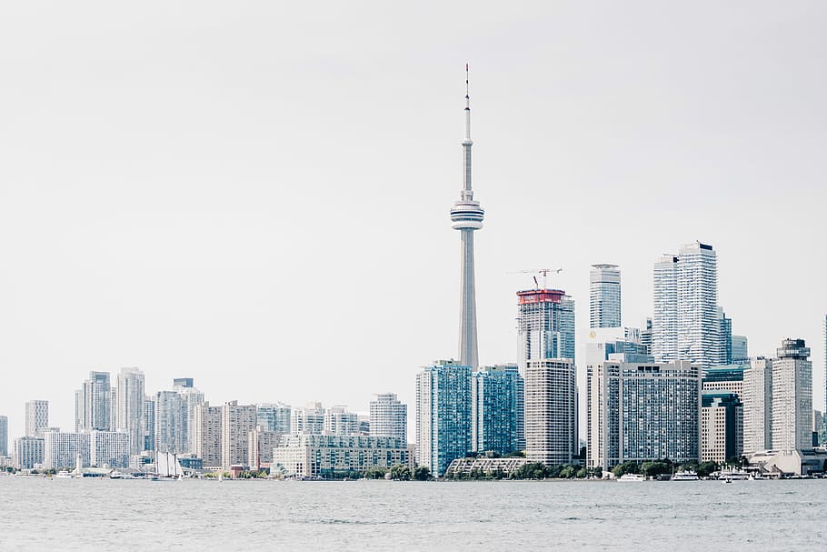 CN tower, Canada, Pearl Oriental, Tokya, city, urban, skyline, HD wallpaper