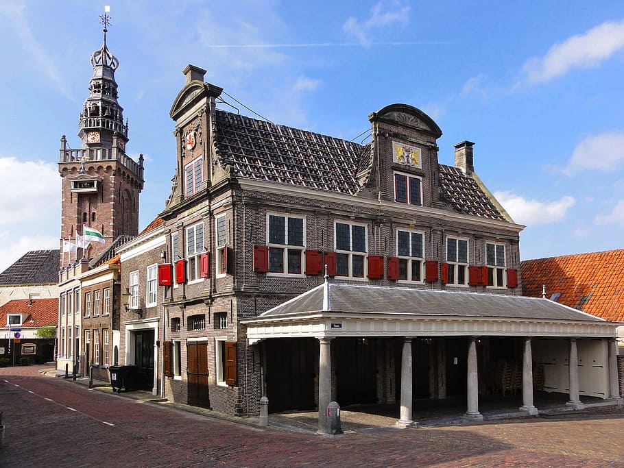 Netherlands, Buildings, Structures, architecture, sky, clouds HD wallpaper