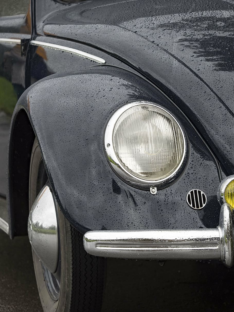 auto, vw, collection, former, automobile, vintage, black, old cars