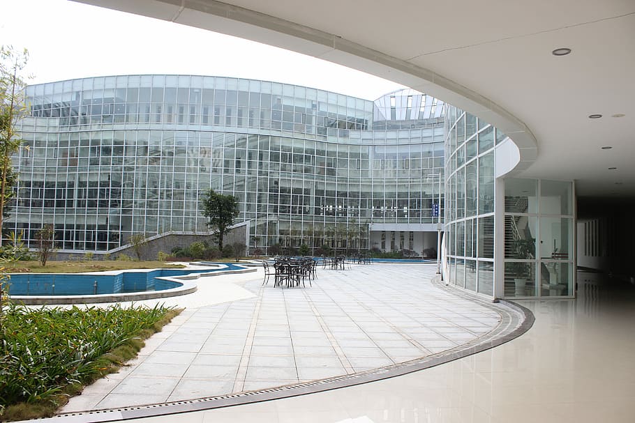 Guilin, Library, Learning, Book, Modern, building, indoors HD wallpaper
