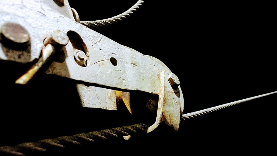 sling, pulley, hoist, cable, rope, lifting, hook, construction HD wallpaper