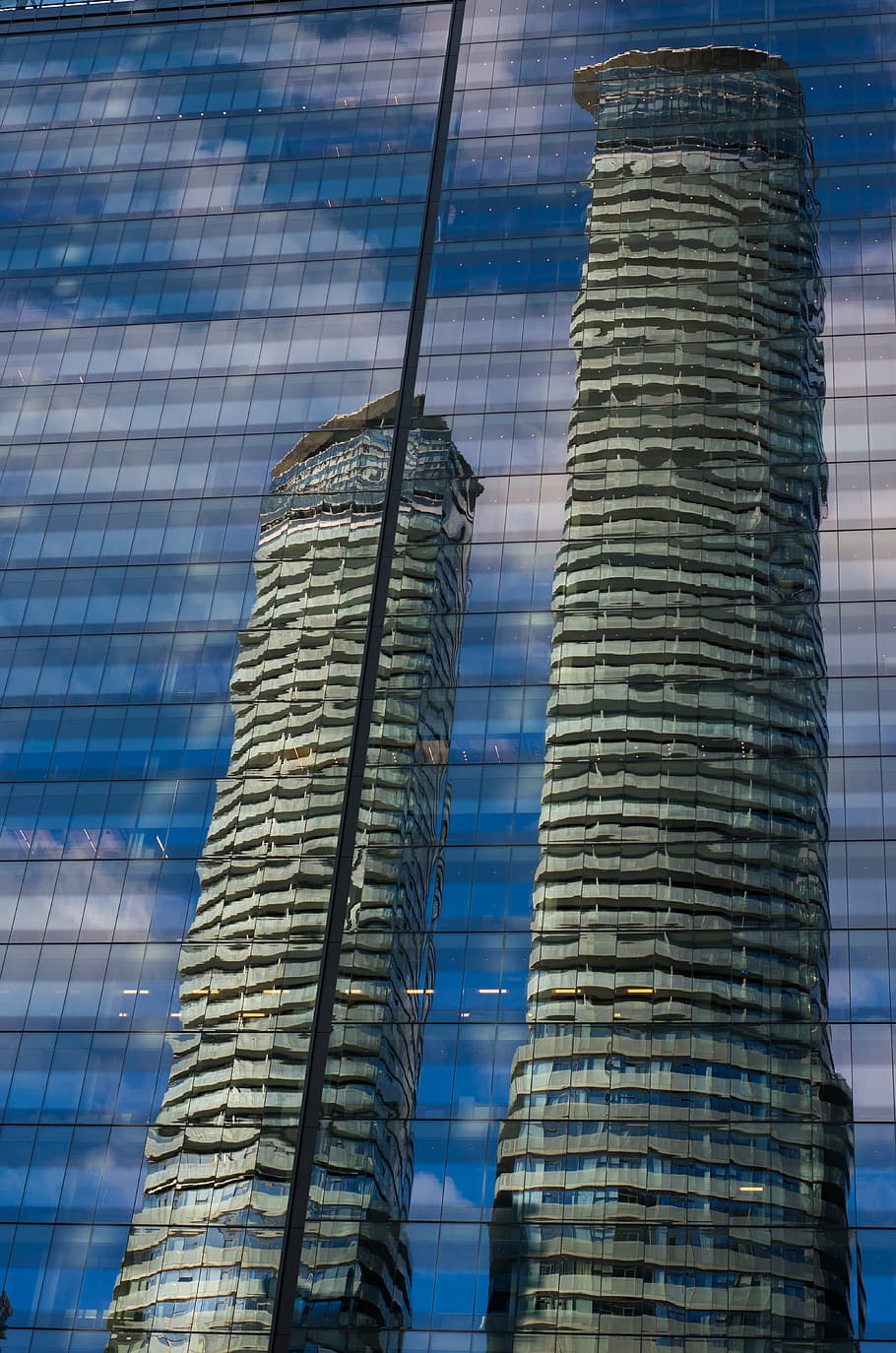 toronto, mirroring, skyscraper, viewing, facade, architecture HD wallpaper