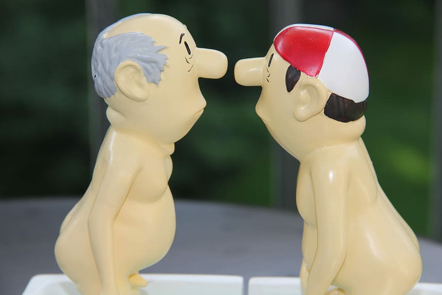 Figures, Loriot, Men, Bathroom, men in bathroom, no people HD wallpaper