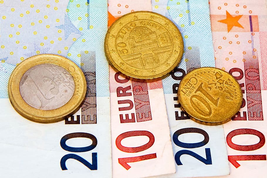 Money, Bank, Notes, Bills, Coin, coins, european, union, finance HD wallpaper