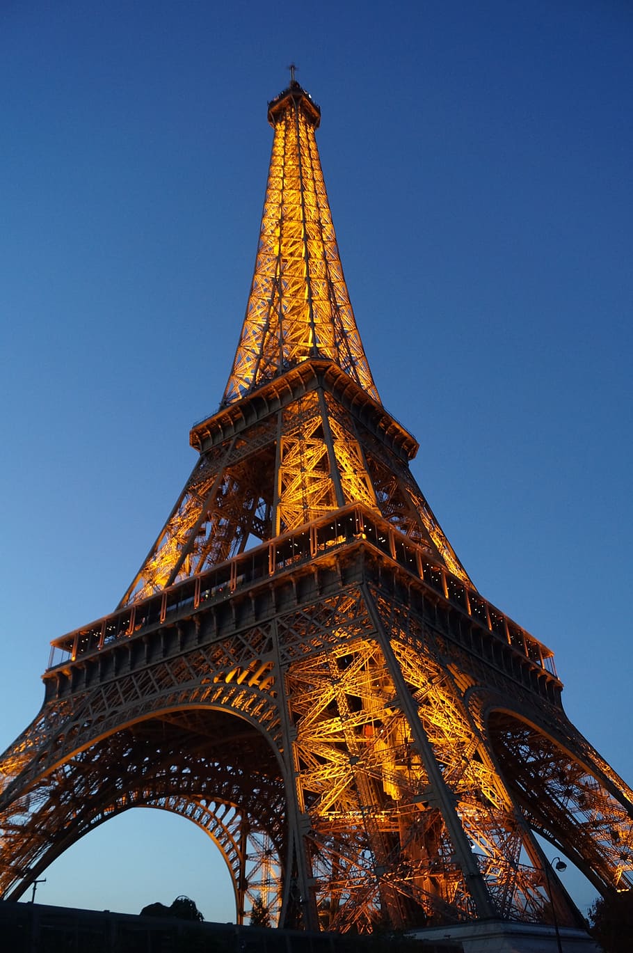 Eiffel Tower, paris, france, architecture, europe, landmark, french, HD wallpaper