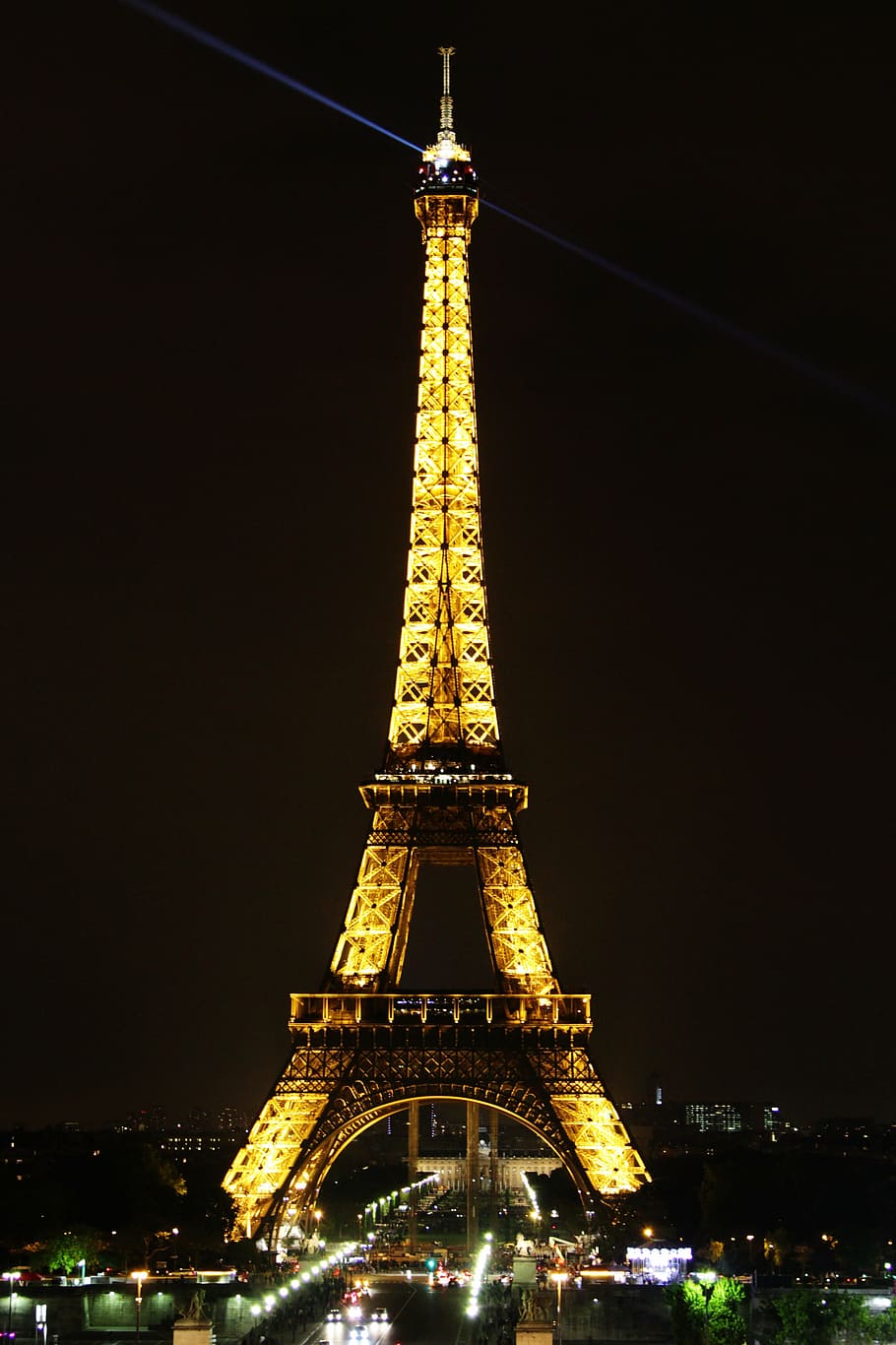 Eiffel Tower from Paris, night, architecture, built structure HD wallpaper