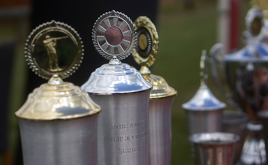 Cups, Trophies, Trophy, Premium, win, metal, old-fashioned HD wallpaper