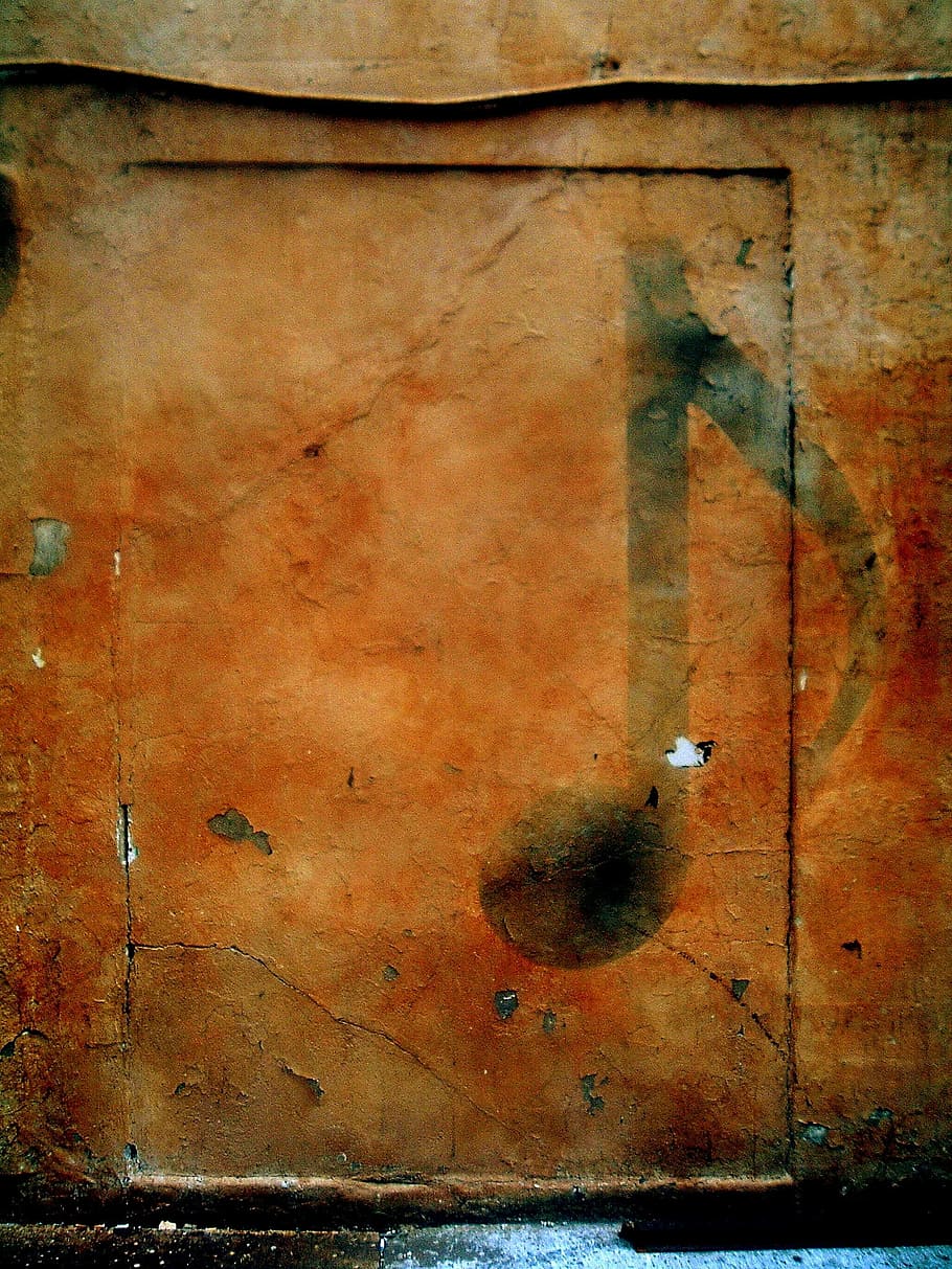 music, wall, former, backgrounds, old, no people, full frame HD wallpaper