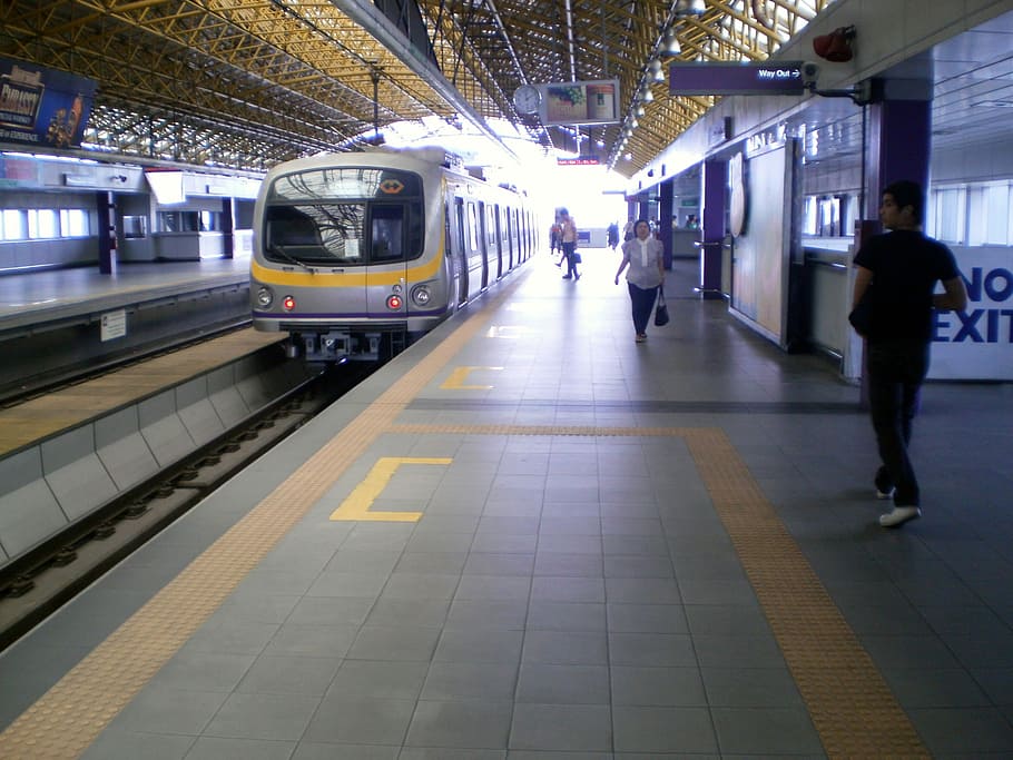 Subway Platform Area in Quezon City, Philippines, photos, public domain, HD wallpaper