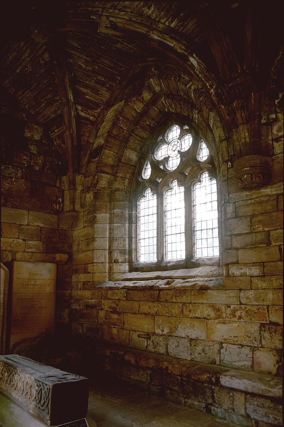 Window, Scotland, Abbey, Construction, historian, buildings, HD wallpaper