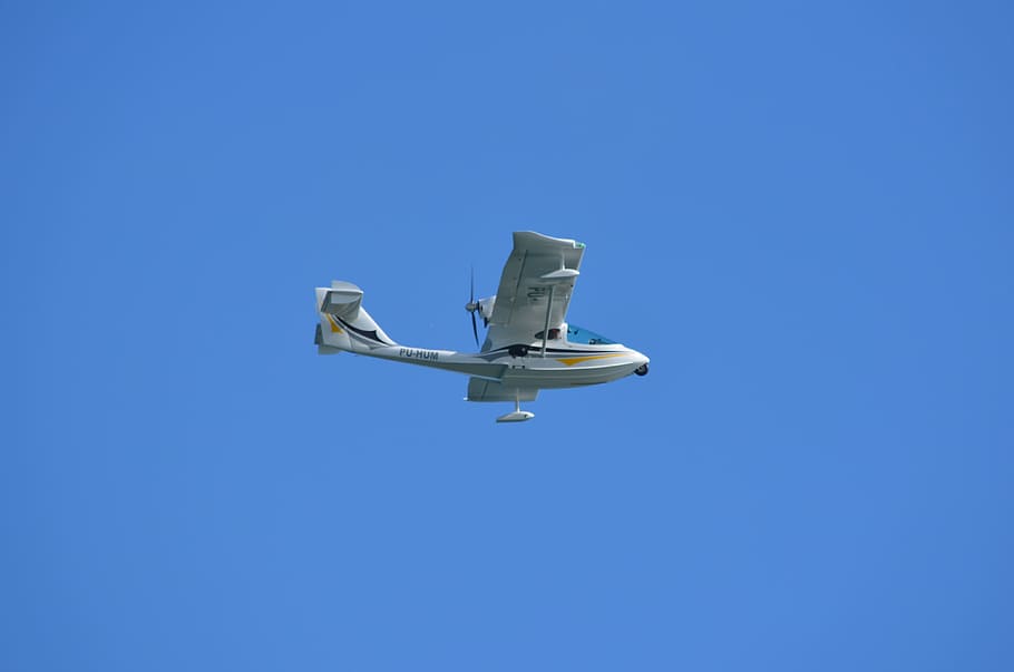 Seaplane, Hydro, Sky, hydro-plane, flight, fly, aeronautics HD wallpaper