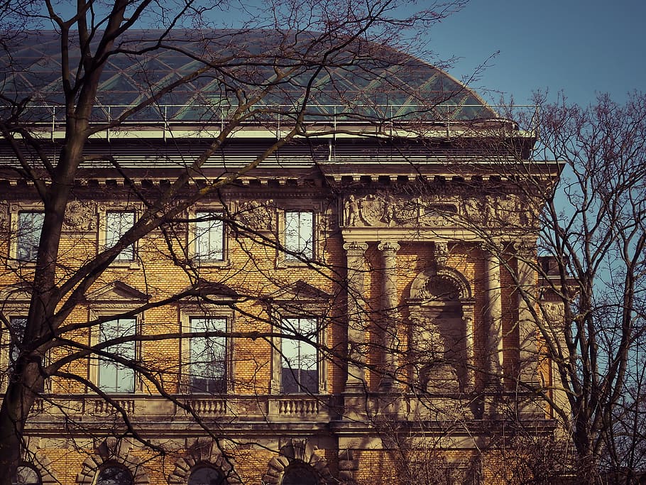 architecture, facade, building, historically, düsseldorf, old HD wallpaper