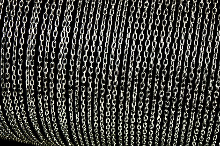 chains, role, chain roll, profession, iron chain, crane, raise HD wallpaper