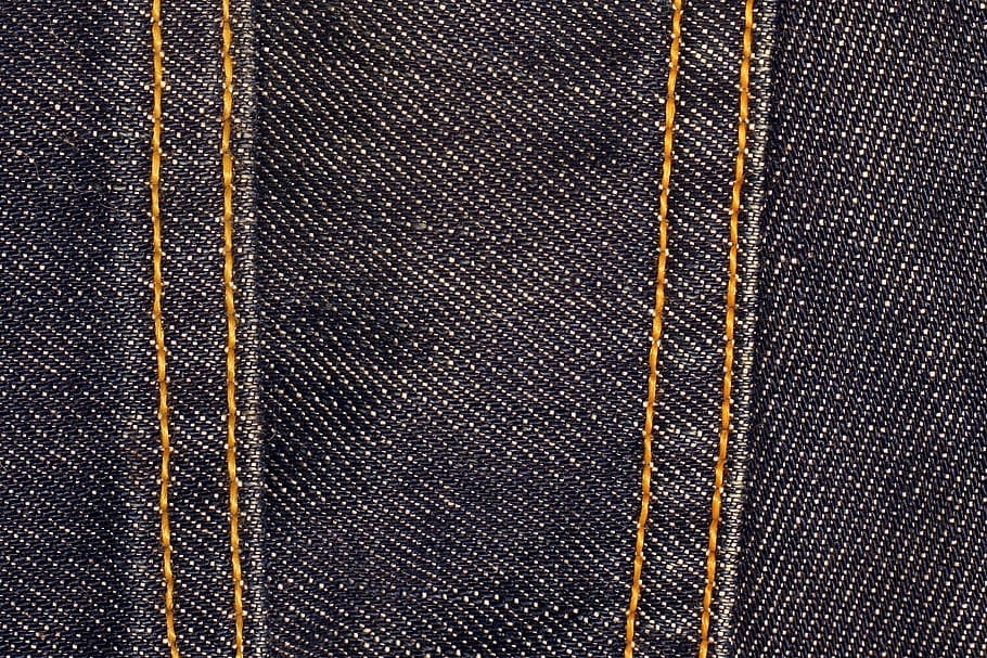 blue denim textile, fabric, texture, trouser, fashion, material HD wallpaper