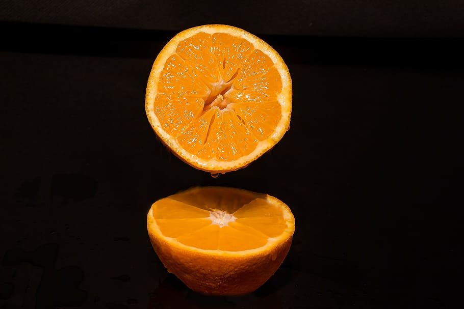 sliced orange fruit, oranges half, drip, healthy, vitamins, bless you