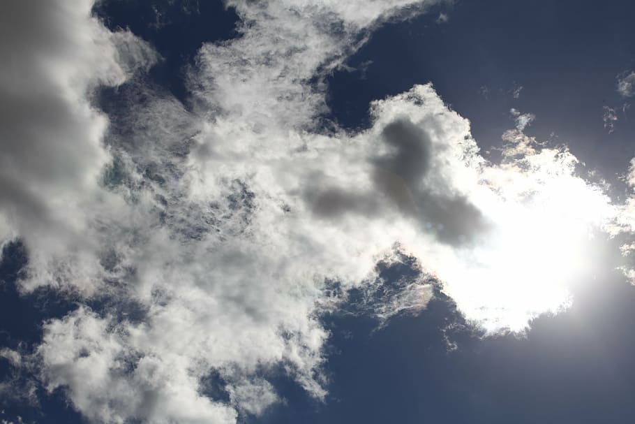 cloud, sky, dark, solar, summer, blue, clouds, white, cloud - sky HD wallpaper