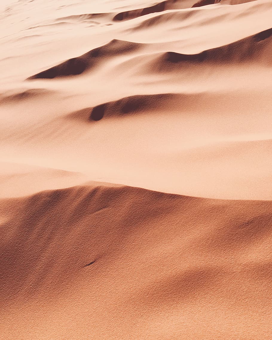 photo of desert sand, untitled, The SandMan, dune, sandy, hill HD wallpaper