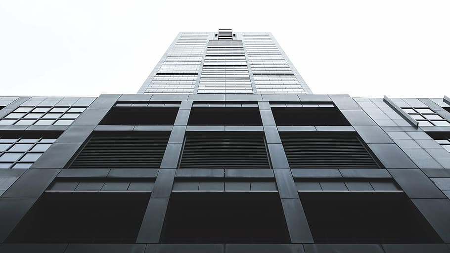architecture, building, high-rise, low angle shot, perspective HD wallpaper