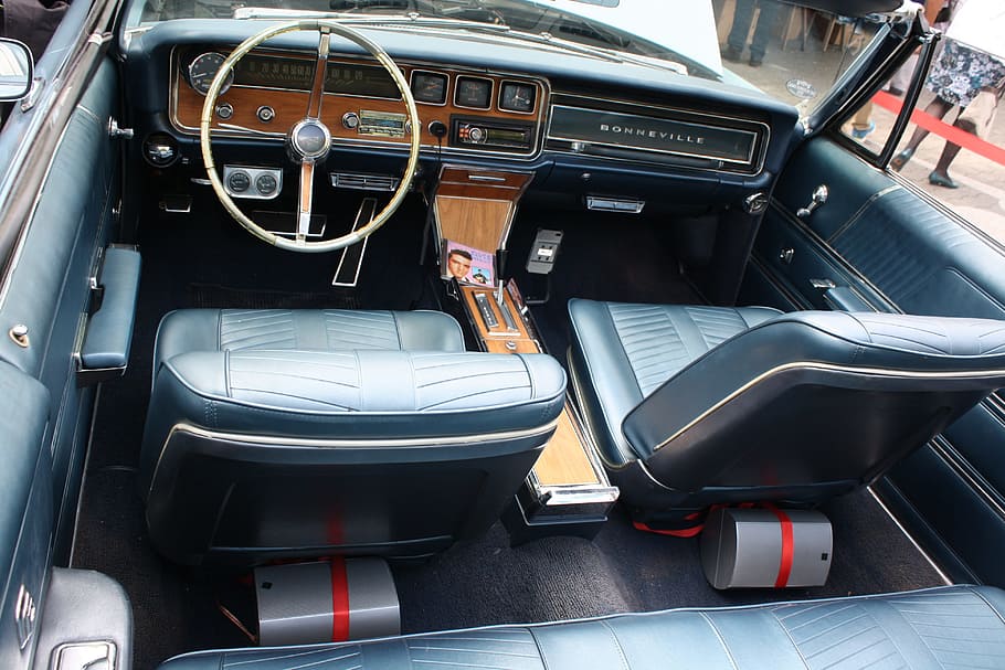 Interior, Oldtimer, Steering Wheel, Auto, passenger compartment HD wallpaper