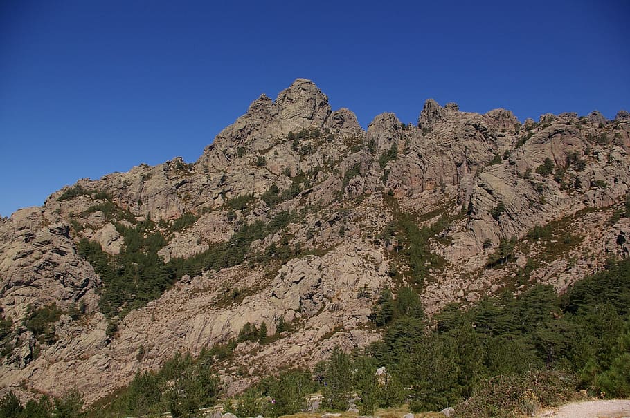 nature, sky, tree, landscape, panoramic, corsican, park, summit HD wallpaper