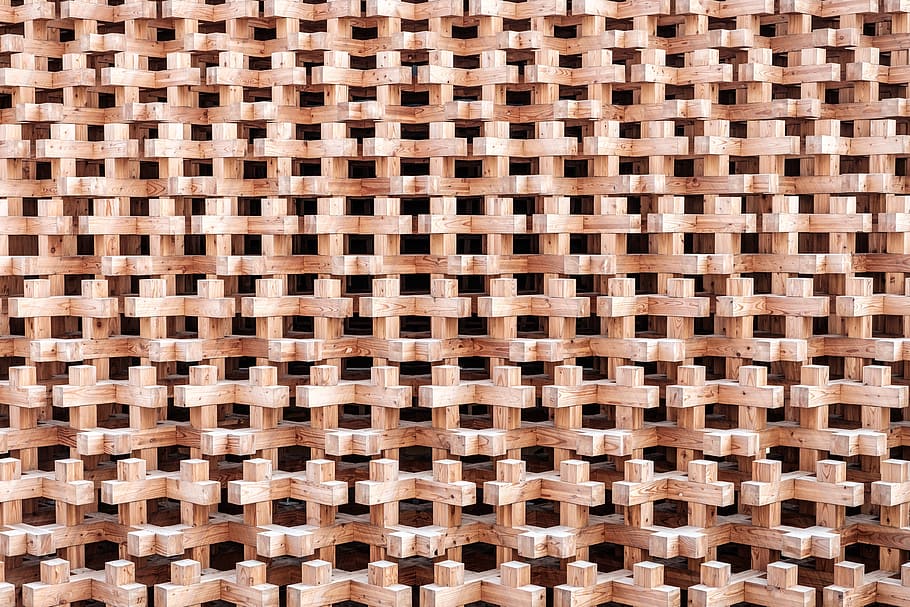pattern, texture, blocks, wood texture, stacked blocks, crosses HD wallpaper