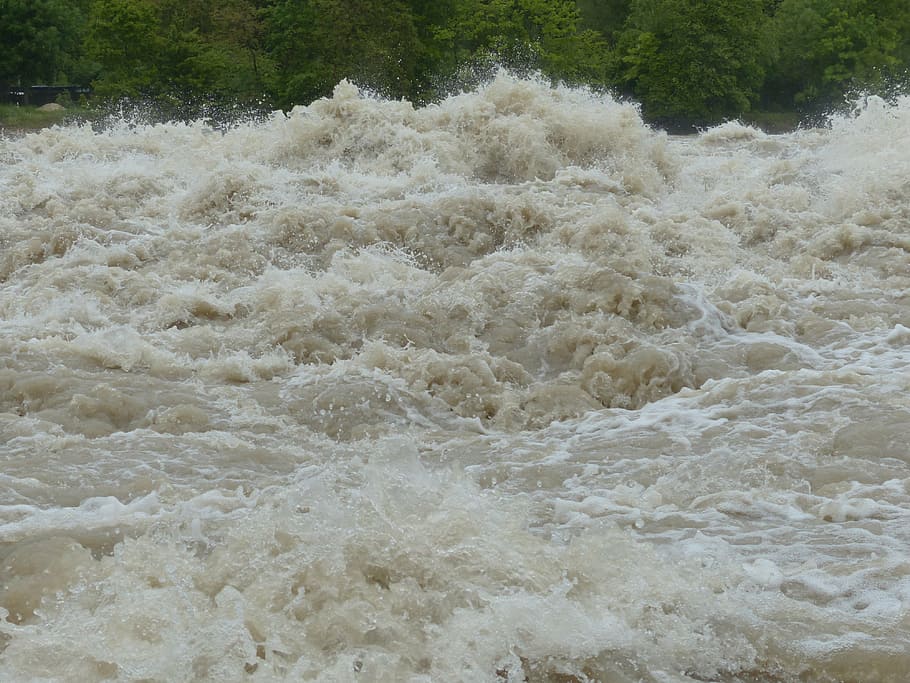 wave from body of water, high water, inject, strudel, dangerous HD wallpaper