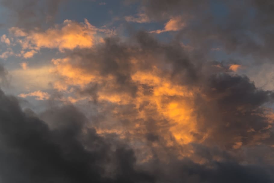 sunset, sky, clouds, weather, grey, dramatic, storm, australia HD wallpaper