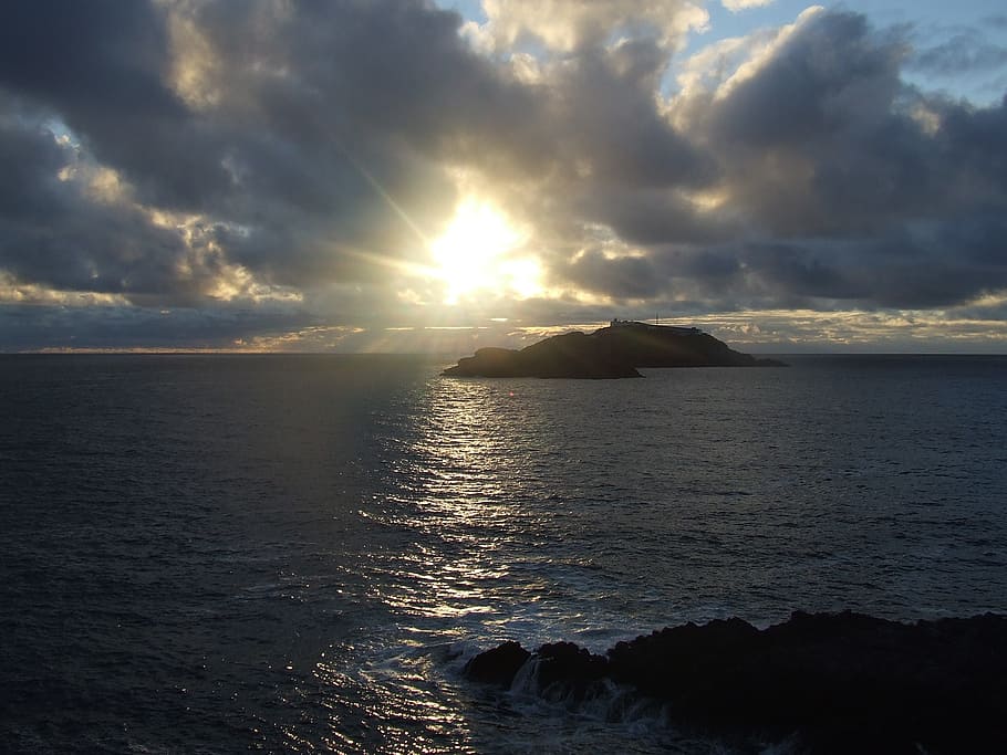 ocean, atlantic, ireland, cloud - sky, sea, water, scenics - nature HD wallpaper
