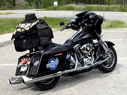 harley-davidson-black-motorbike-transpor