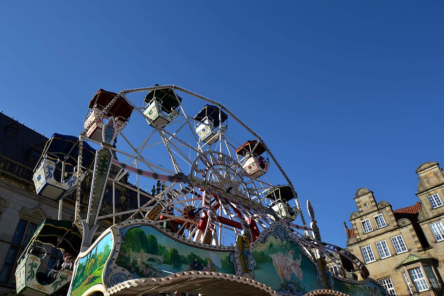 National, Fixed, Fair, Carousel, Fun, national fixed, year market HD wallpaper