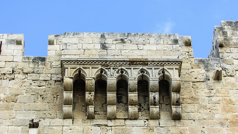 Cyprus, Kolossi, Castle, Medieval, balcony, history, architecture HD wallpaper