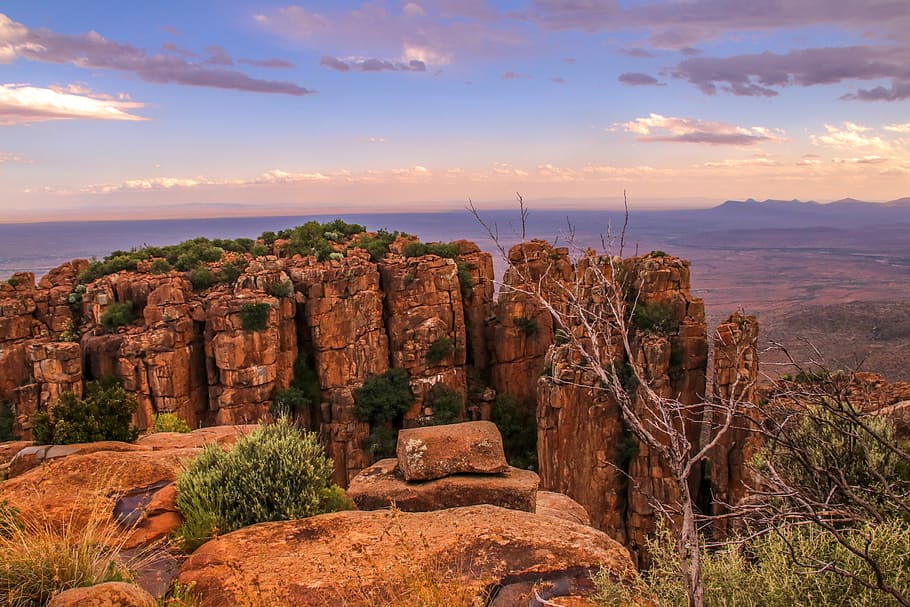 landscape, nature, sky, rock, rock - object, solid, scenics - nature HD wallpaper