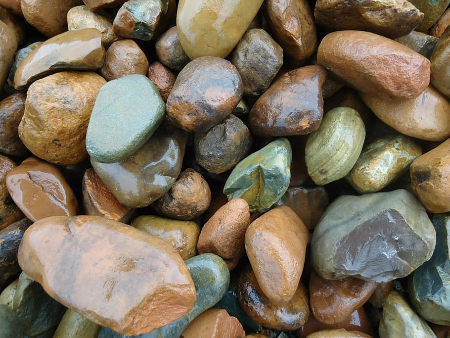closeup photography of assorted stone fragment lot, rocks, brazil, HD wallpaper