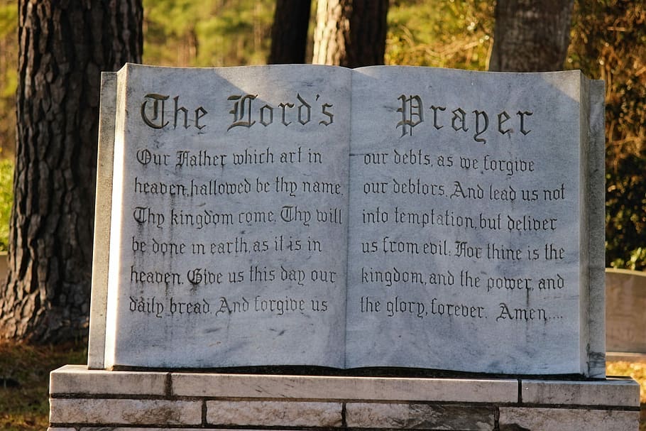 The Lord's Prayer statue, religious, bible, lords prayer, nature, HD wallpaper