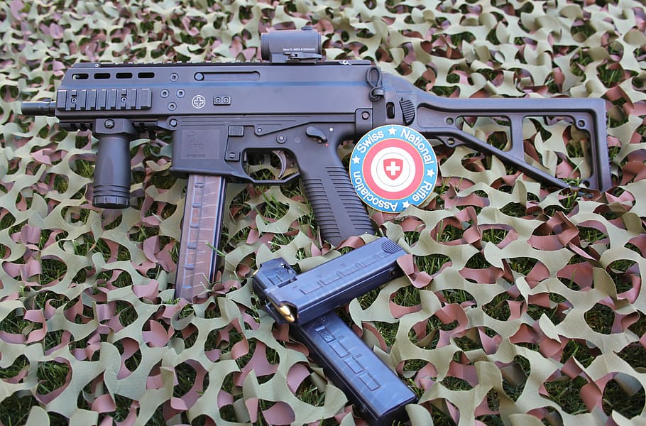Rifle, Pistol, Weapon, no people, day, outdoors, close-up, communication HD wallpaper