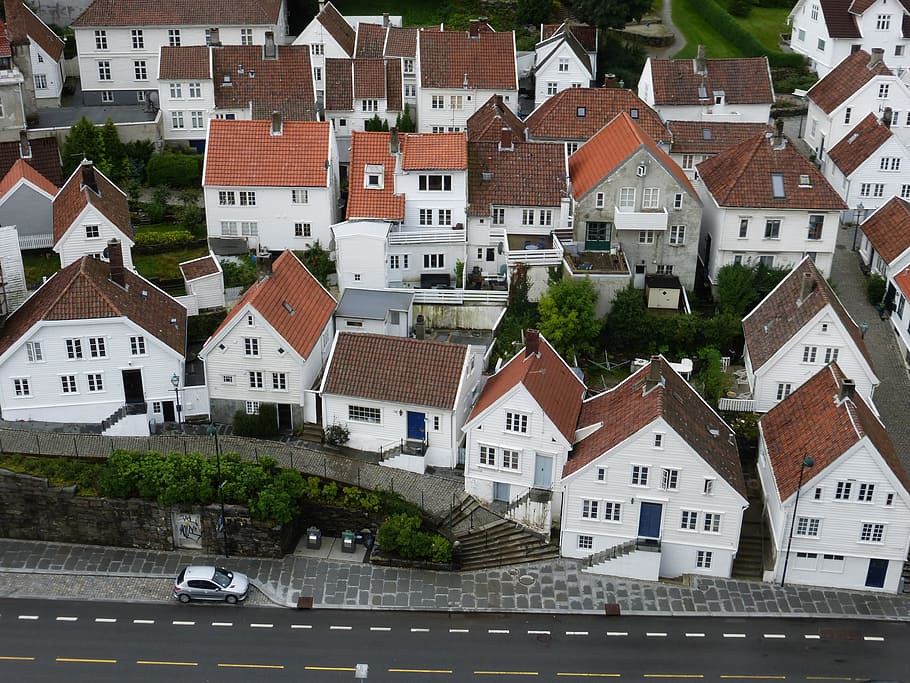 stavanger, old, district, architecture, building exterior, built structure HD wallpaper