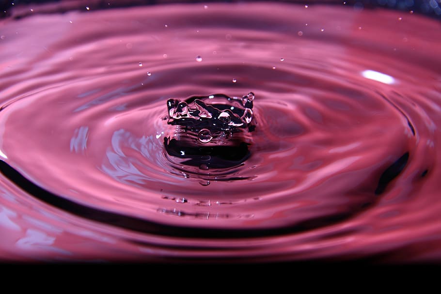 drop, motion, desktop, abstract, h2o, rippled, water, close-up HD wallpaper