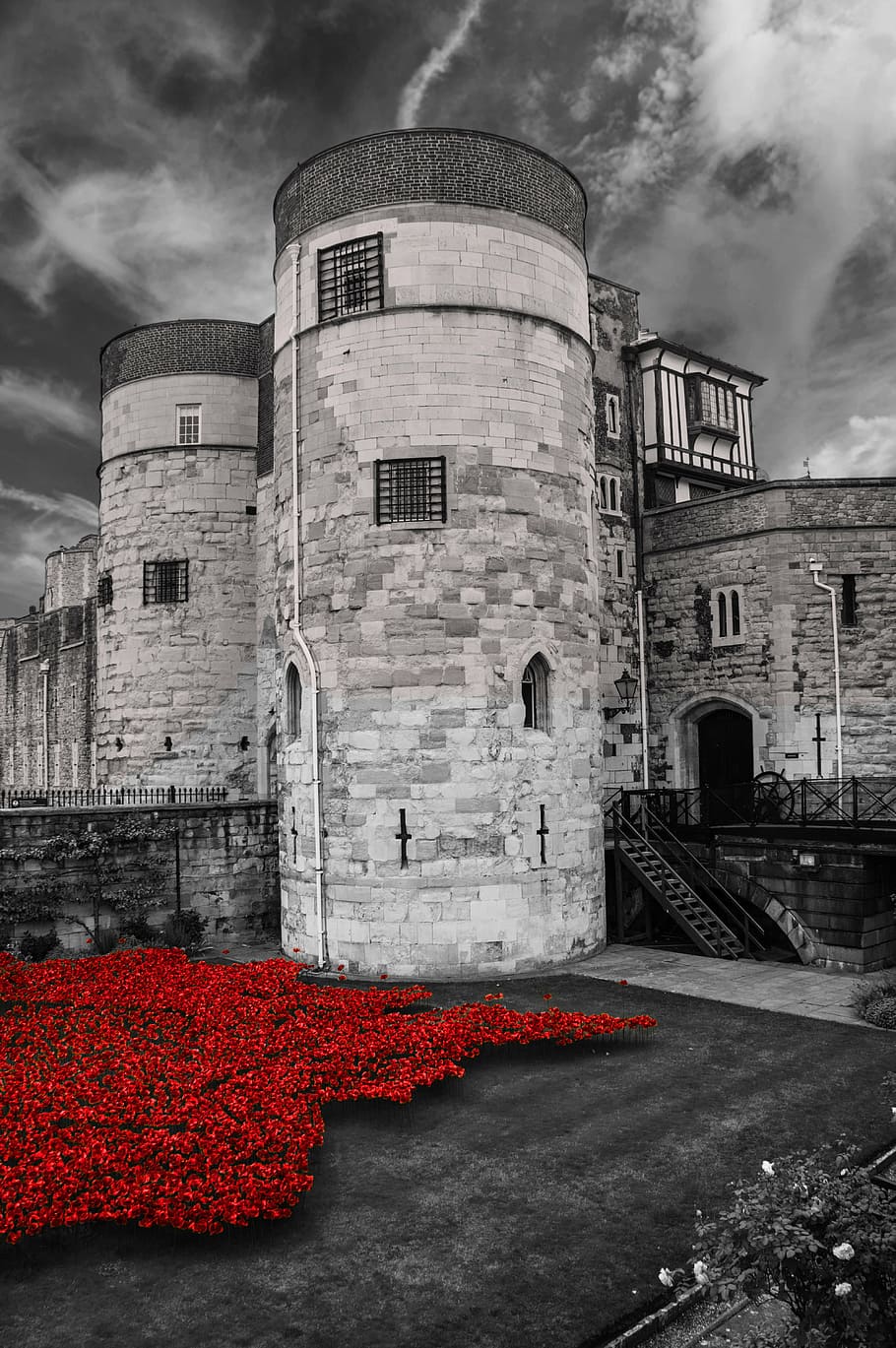 tower, london, architecture, black And White, built structure HD wallpaper