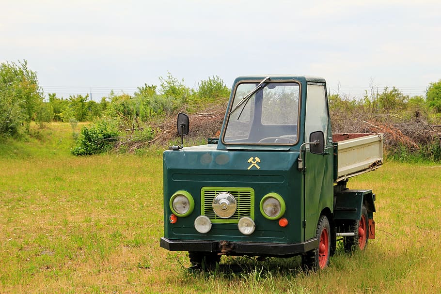 Ddr, Auto, Old, Coal Mining, east germany, vehicle, eastern mobile HD wallpaper