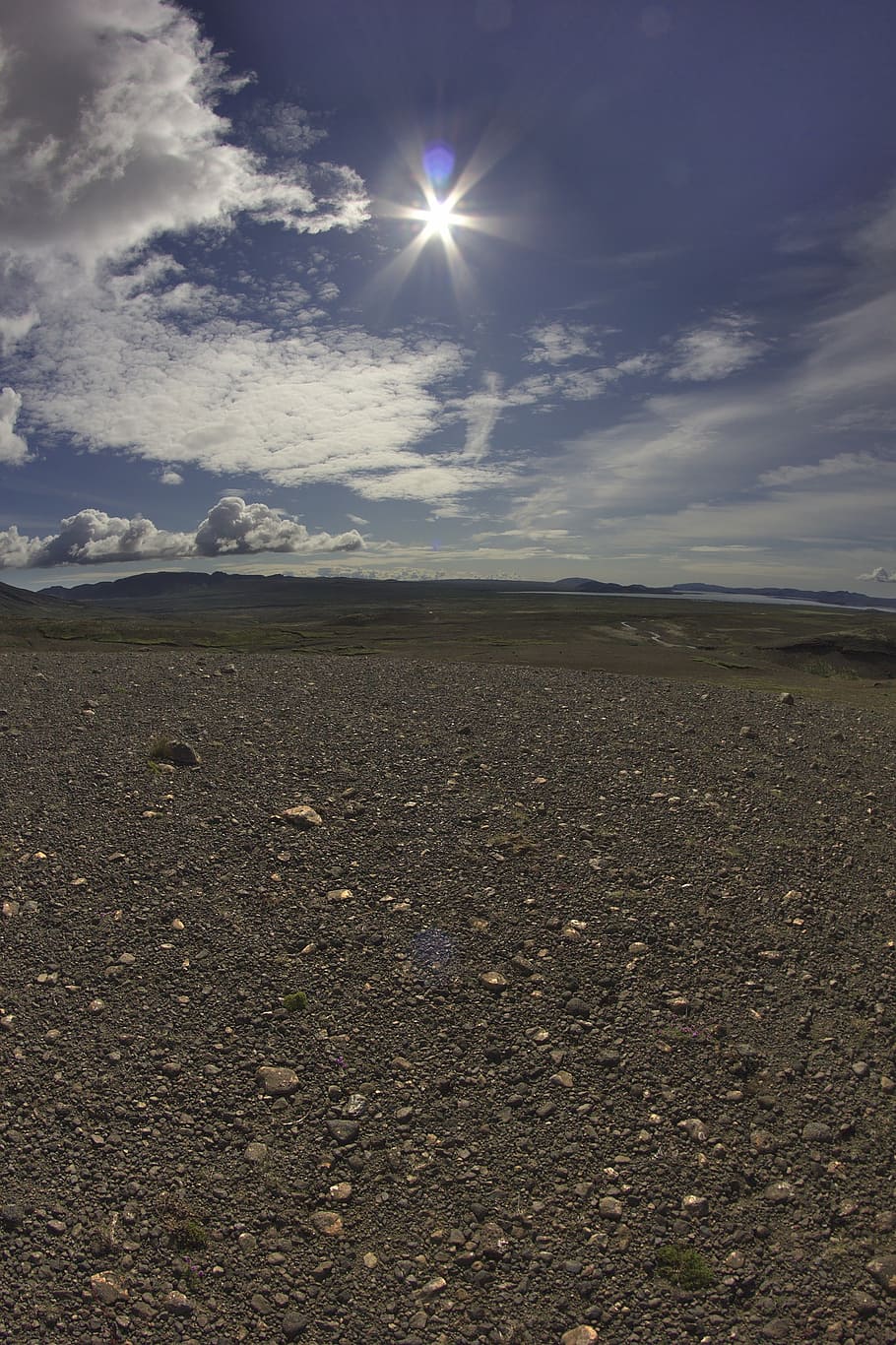 sun, ground, summer, landscape, light, outdoor, sky, nature HD wallpaper