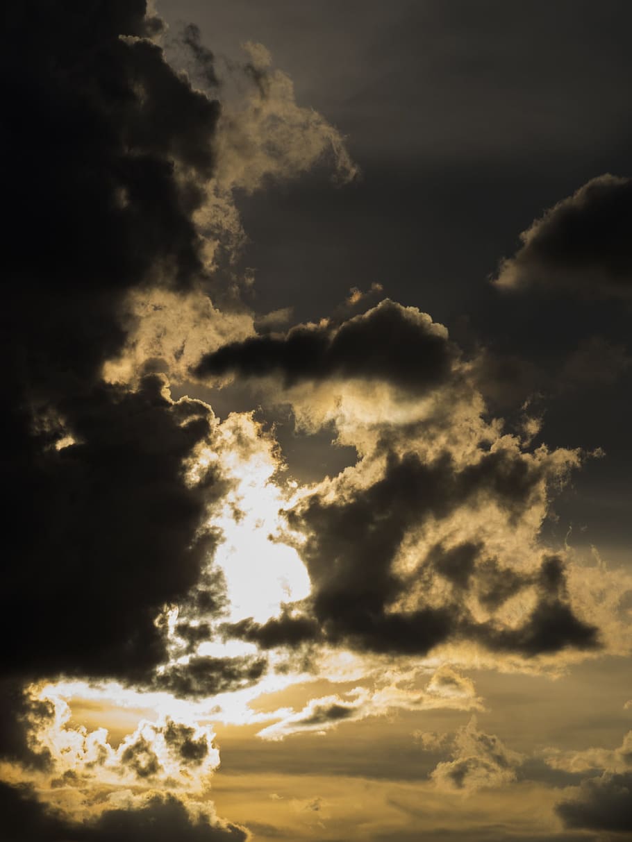 Cloud, Clouds, Nature, Sol, sky, of course, horizon, afternoon HD wallpaper