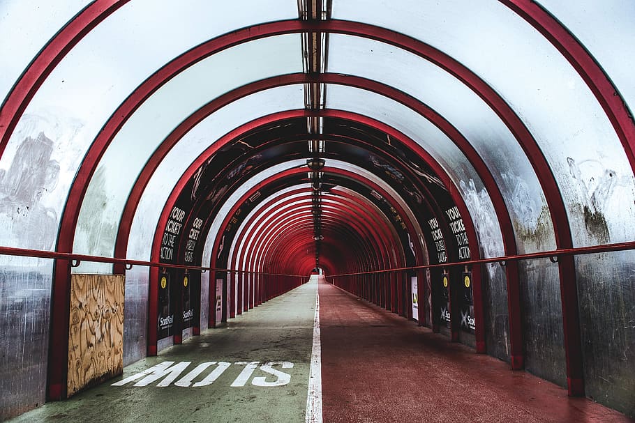 tunnel, path, slow, architecture, city, the way forward, direction HD wallpaper