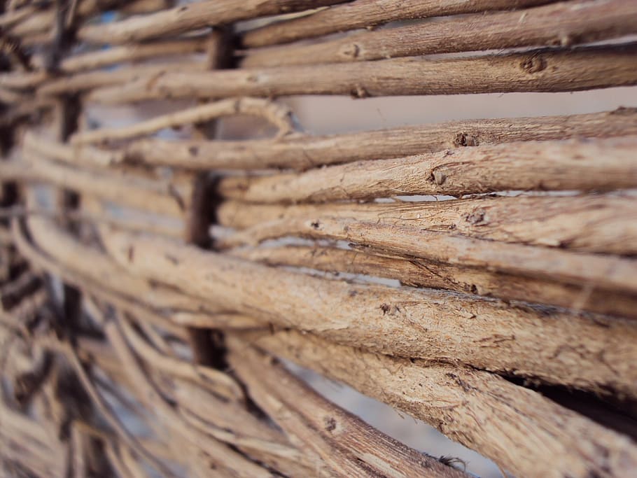 wood, structure, braided, full frame, selective focus, close-up HD wallpaper