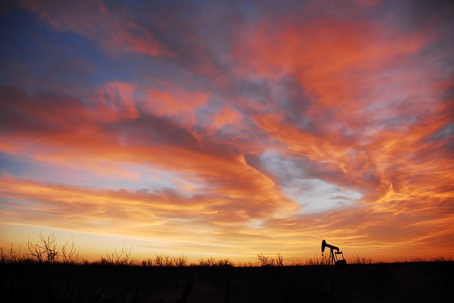 sunset, panoramic, dawn, sky, landscape, cloud - sky, silhouette HD wallpaper
