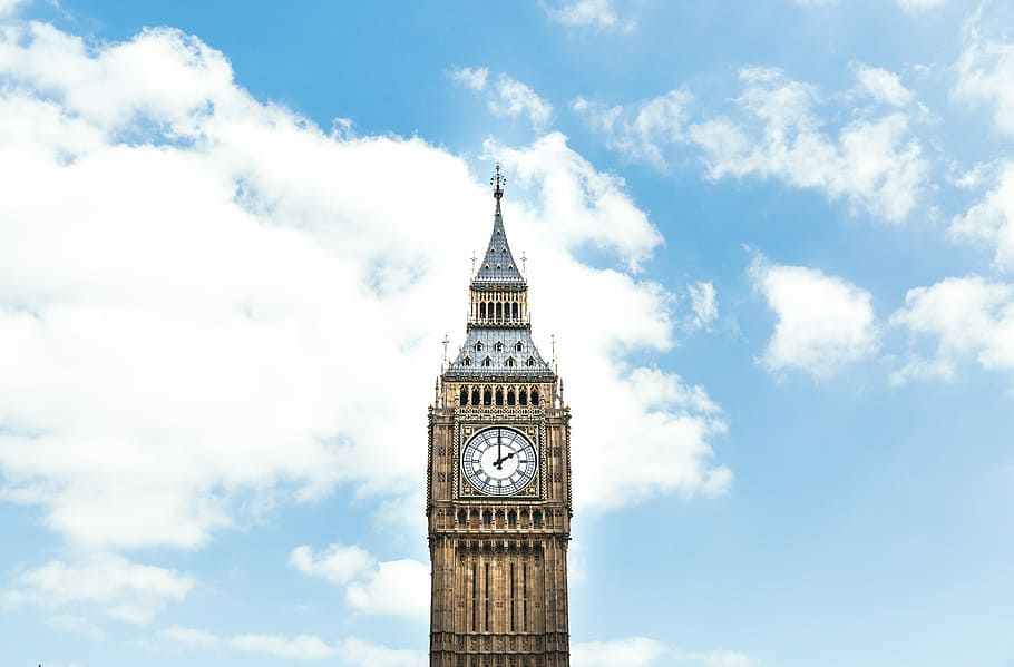 Elizabeth Tower big ben aerial photo, london - England, houses Of Parliament - London HD wallpaper