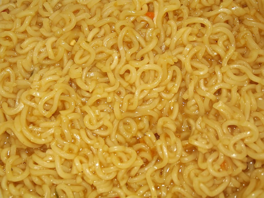 Ramen Noodles Food, photos, public domain, snack, pasta, close-up, HD wallpaper
