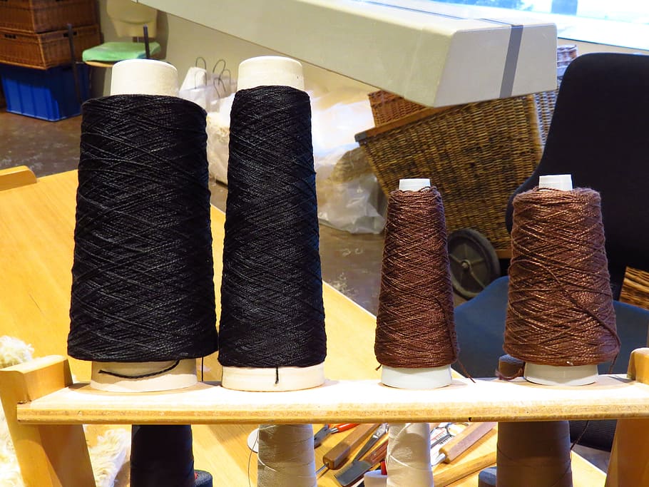 Yarn, Sewing Thread, hand labor, coiled, spool, craft, textile HD wallpaper