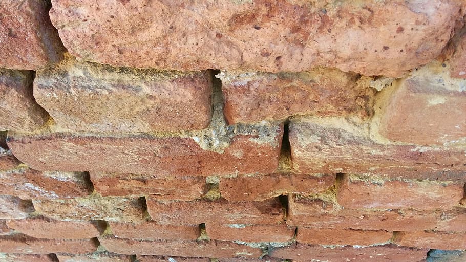 brick, wall, block, brickwork, pattern, cement, textured, house HD wallpaper